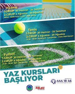 Gönen Belediyesi Yaz Spor Kursları Başlıyor