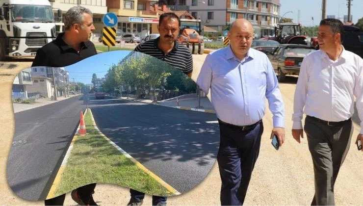 KIZILAY CADDESİNDE HUMMALI ASFALT MESAİSİ