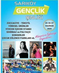 SARIKÖY GENÇLİK FESTİVALİ BAŞLIYOR