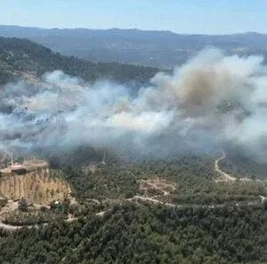 HAVRAN’DA ALEVLERE KARŞI TEYAKKUZ! TAHLİYE İÇİN OTOBÜSLER HAZIR BEKLETİLİYOR