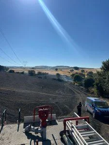 ULUKIR’DA BUĞDAY TARLASI YANGINI:150 DÖNÜM KÜLE DÖNDÜ