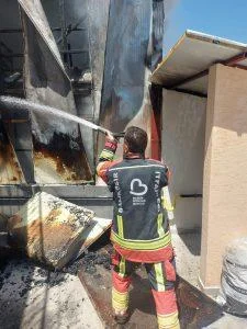 Balıkesir İtfaiye ve Can Dostu ekibi Bursa’da