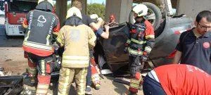 Bandırma Çanakkale Yolunda korkutan Kaza