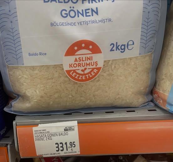 Tarlada ucuz, rafta cep yakan baldo
