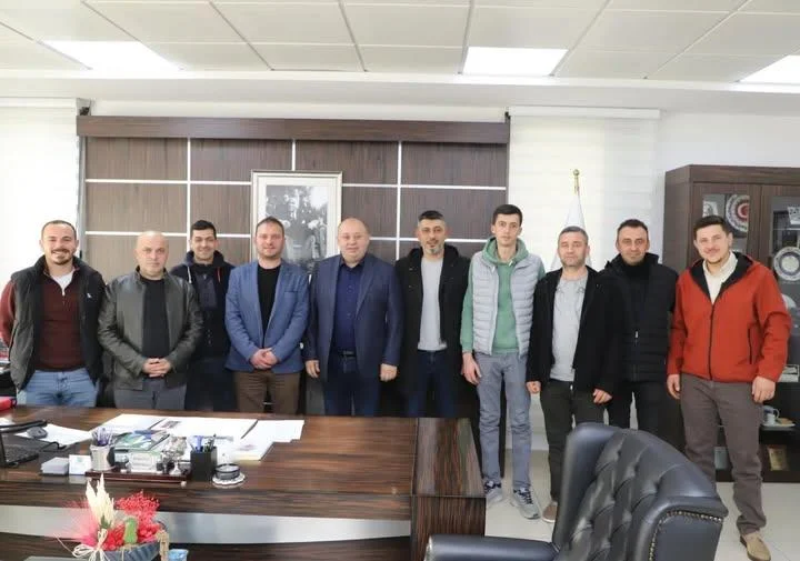 Pazarcılar Odası adayından belediyeye ziyaret