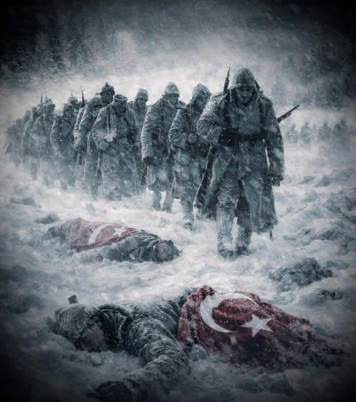 Sarıkamış şehitleri rahmetle anılıyor