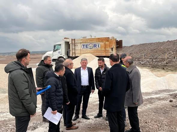 Gönen TDİOSB’de altyapı çalışmaları incelendi - 4