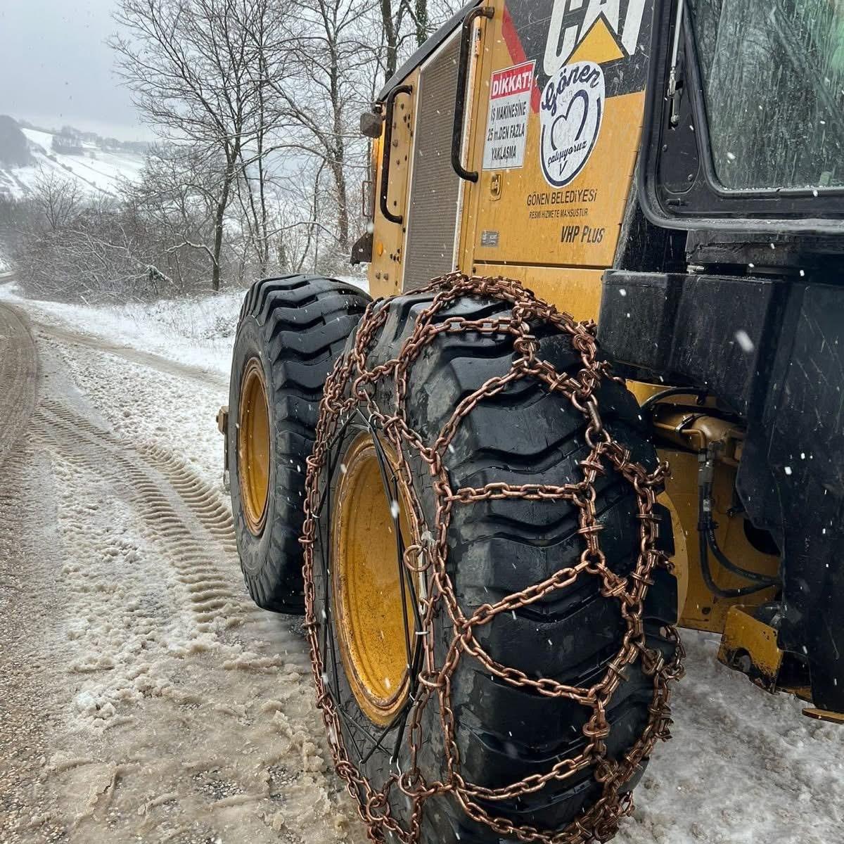 Gönen Belediyesi Kar Mesaisinde - 3
