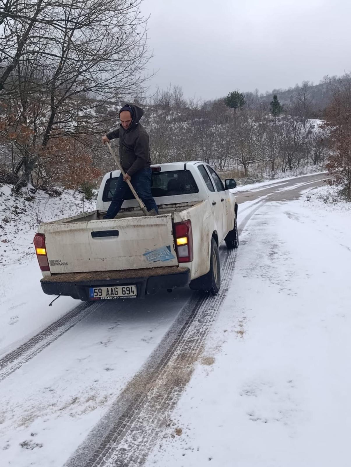 Diyaliz aracı yolda mahsur kaldı - 3